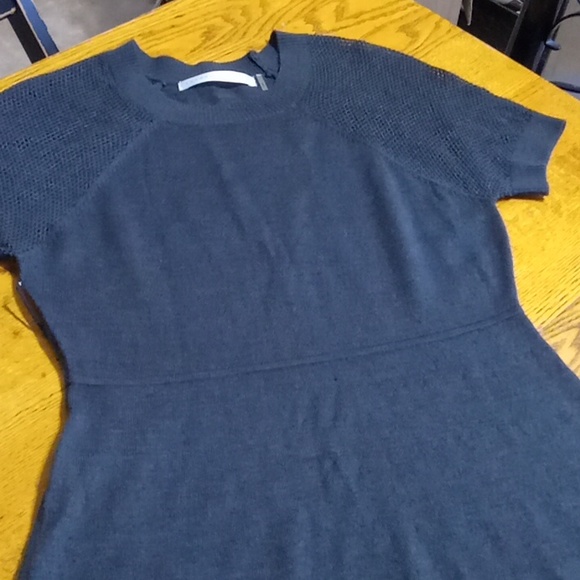 SUSANA MONACO Womens  DRESS Medium Sweater NEW CHARCOAL GRAY GREY ONYX  yy - Picture 2 of 11